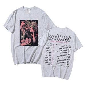 男性用のメンズTシャツデザイナーシャツ女性女性ミツキーローレルヘルメイクアウトクリークグラフィックスで私を埋めるTシャツ音楽アーティストインディー音楽