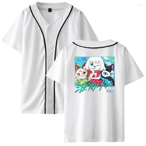 Men's T-skjortor Wawni Taxi Baseball Unific Pullover Anime Jersey Summer Thin Tee Cosplay Harajuku T-Shirts