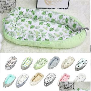 Baby Cribs Nest Bed Crib Portable Removable And Washable Travel For Children Infant Kids Cotton Cradle Folding Drop Delivery Materni Dhnjr