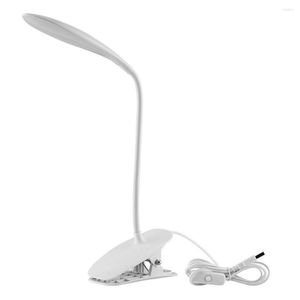 Tischlampen LED-Schreibtischlampe Home Nachtlicht 360 Flexibler Clip Desktop 6000K 1 5W rutschfeste Nachttisch-Studentenlesung