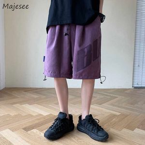 Men's Shorts Men Shorts Bf Hip Hop Punk Sperture Korean Style moda drukowana męska odzież harajuku prosta allmatch workowate spodnie Chic Z0216