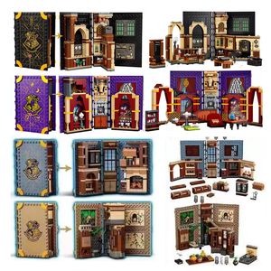 Blocks Magical Book Building Potions Charms Herbologys Class Books ScriptsWizards Moment Toys Gifts Kit Kids Bricks 230217