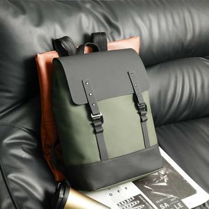 2022 new backpack men's large capacity business travel computer bag leisure student fashion 230203