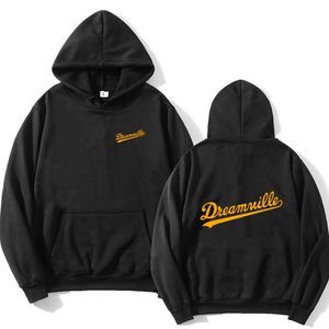 Męskie bluzy bluzy sprzedające mężczyzn Hip Hop Dreamville J Cole Letter Swag Winter Ladies Pullover 230216