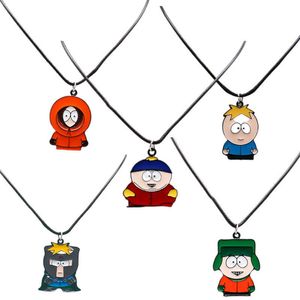 Pendant Necklaces There is a park in the south there is a group of bad boys necklace anime peripheral alloy necklace pendant female coupl T230217
