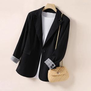 女性のスーツスーツコート女性春秋のファッション気質ブラウスブレザーシックなエレガントな女性オフィスブレザージャケットアウターウェア