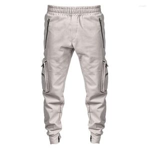 Pantalones para hombres joggers hombres harén múltiples bolsillos streetwear hip hop pantalones de chándal harajuku 2023 primavera pista casual pantalones pantalones