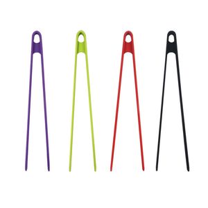 Kitchen Tools Silicone Trivet Tongs for Cooking Kitchen Utensils Anti-slip BBQ Grilling Tongs for Toaster Pan Fried Steak KDJK2302