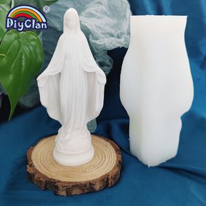 Свечи 3D DIRGA MARY MODEL SLICONELS ПРИМЕЧАНИЕ NUN DIY СДЕЛАДНАЯ РУКОВОДСТВА