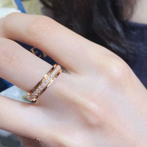 Дизайнеры роскоши звонит кольцам с бриллиантами золотые кольца для женщин мода модный модный нишевой дизайн указатель дизайна
