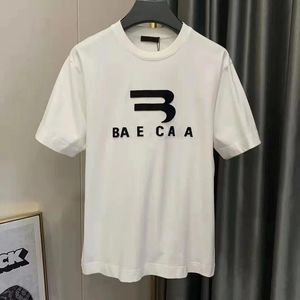 Luxurmen's TシャツのBalenicagas Designer Paris Fashion Brand T Shirt Clothing BB Letter短袖春の夏の潮の男性と女性ティー436