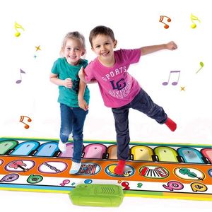 Drums Percussion pad music carpet game children playing musical instruments educational toys for children learning early education 230216