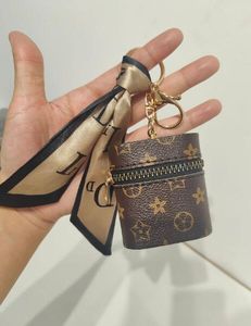 Kreativitet Presbyopia bil nyckelchain mynt handväska hänge charm smycken nyckelhållare pu läder blommor rutnät designer metall nyckelkedja
