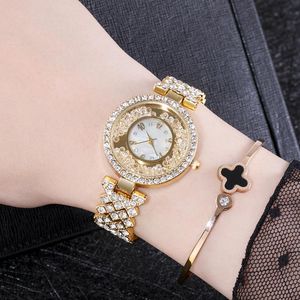 腕時計女性の時計有名な高級ブランドの女性は、ファッションラインストーンステンレススチールクォーツレディースreloj mujerwristwatchを見る