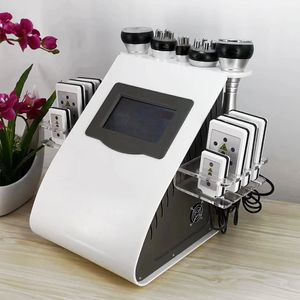 Skönhetsartiklar Omedelbar effekt Ultraljud 6-1 Cavitation Slimming Machine/Lipo Laser Beauty Salon Equipment Cryolipolysis Slimming Machine