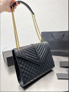 Envelope Bag Chain Shoulder Bags Designer Leather Crossbody Bag Luxury wallet purse width 32cm 24cm