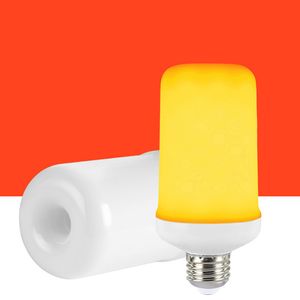 Lampadina a fuoco a effetto fiamma a LED - 3 modalità potenziate Fuoco tremolante Decorazioni natalizie Luci 3W 5W 7W E26 Base Lampadina a fiamma con effetto capovolto Crestech168