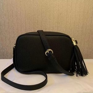 2023 Women Fashion Bag Famous Brand Designer Shoulder Bag Tassel SOHO Bags Ladies Tassel Litchi Profile Women Messenger Bag 668