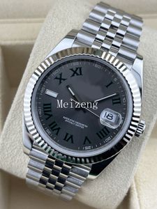 Diver Sport Wristwatch Datejust 41mm Wimbledon Faluted Stains Steel Mens Watch Jubilee 126334 Men's Automatic Watch