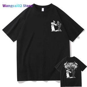 Erkek Tişörtler Erkek Tişörtleri Hayalet Tshirt İntiharboys Tişörtler Pouma T-Shirt Erkek Kadın Moda Hip Hop Rap Tee Rock Punk Pamuk Erkek Üstleri 021723H