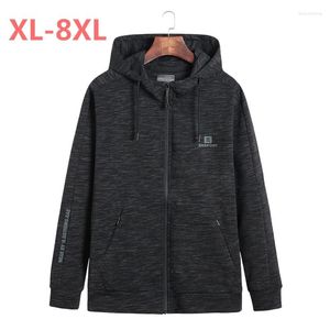 Männer Jacken Plus Größe 10XL 8XL 6XL Frühling Herbst Männer Jacke Mantel Marke-kleidung Solide Grau Mit Kapuze Männlich top Qualität Casual Oberbekleidung