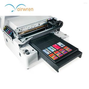 Colores Impresora UV CMYKWW para imprimir en una tarjeta de impresión de cero de tinta de cerámica, etc.