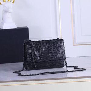 Top Damen Handtaschen Damen Tasche Mode Luxus Designer Taschen Berühmte Messenger Bags Umhängetaschen Solide Krokodildruck Leder Geldbörsen 442906