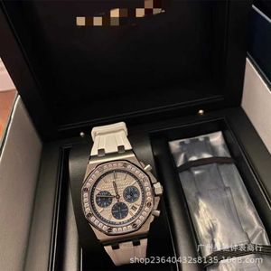 Высококачественные моды Iced Out Watchsmens запястья роскошные круглые лаборатории выращивают часы оптом хип -хоп рэппер watc for men tsku