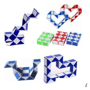 Magic Cubes Mini Snake 4 Colorscreative Dillable for Child Square Cube Puzzle Game