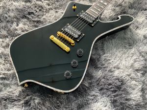 OEM Electric Guitar Black Color Gold Hardware Mahogany Body and Neck 6 Strings Musikinstrument