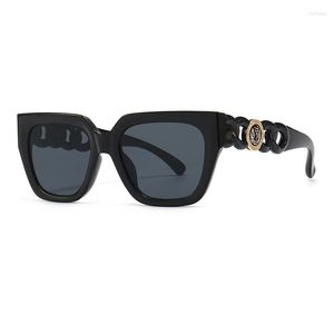 Солнцезащитные очки с квадратной оправой для женщин и мужчин, брендовый дизайн, автомобильные солнцезащитные очки для рыбалки, роскошные винтажные мужские женские очки