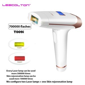Epilator Lescolton 3in1 700000 Pulsed IPL Laser Hair Removal Device Permanent Armpit Machine 230217