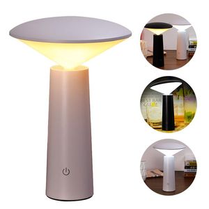 Table Lamps Rechageable LED Lamp Portable Wireless Dest El Bar Restaurant Bedside Living Room Bedroom Decoration Desk LightTable