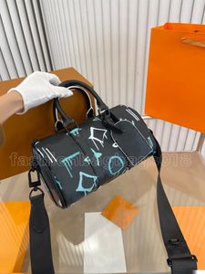 Bolsa de viagem com monograma para homens - bolsa de ombro luxuosa/transportada com alças superiores e mochila pequena (M21399/M46271/M46249/M21430)
