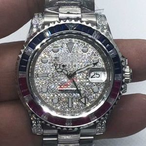 시계 Autmatic Mechanical Watch Laojia 다이빙 GMT 색상 석재 자동 기계식 시계 기계식 시계 HAW
