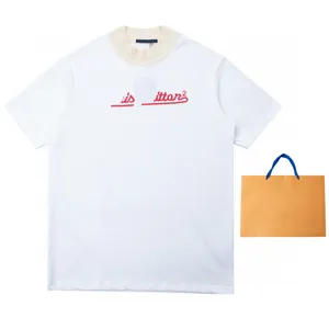 Mäns plus tees polos runda t-shirt plus storlek nacke broderad och tryckt polar stil sommarkläder med gata ren bomull xqd