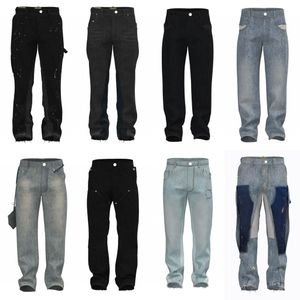 Jeans da uomo firmati Cross Jeans Pantaloni da lavoro da uomo Pantaloni Fg da uomo Pantaloni classici hip-hop Jeans firmati Jeans da motociclista strappati effetto consumato Jeans denim da moto slim fit 23S