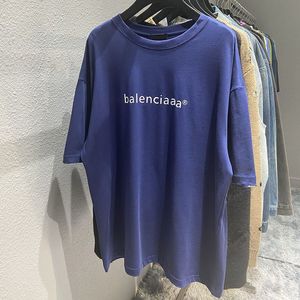 Bb Balencaigaly Paris Brand M T-shirts Loose Tees Famous Designers Mans Casual Tops Chest Lowercase 2B Letter Highs Shirt Luxury Sports Tourism M and 959