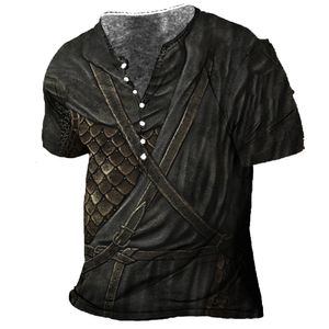 Camisetas masculinas camisa engraçada camiseta retrô de camiseta em visita de decote em roupas de estampa roupas de rua suéter de algodão de mangas curtas de tamanho curto 5xl 230217