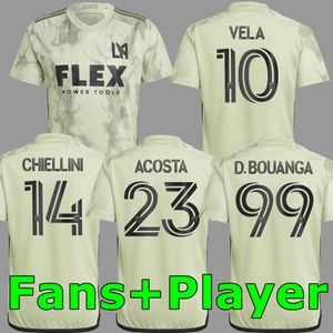Fan and Player Version 23 24 LAFC soccer jerseys 2023 2024 VELA CHIELLINI ACOSTA D.BOUANGA KAYE ROSSI Los Angeles FC Football Jersey