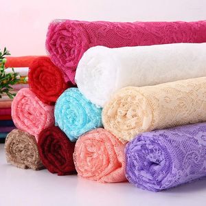 Clothing Fabric 5m Lace Organza Gauze Wedding Dress DIY Handmade Materials Skirt Pography Stage Scene Layout Decor Colorful