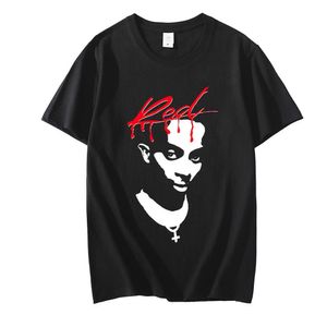 Men's T-Shirts Playboi Carti Music Album Red Print T-shirt Vintage 90s Rap Hip Hop T Shirt Fashion Design Casual Hipster Men Tops 230217