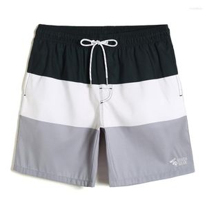 Shorts masculinos g45 listra impressão homens praia esportes de fitness verão sexy surf swimsuits baús de nadar de baú de bikinis festa de biquíni