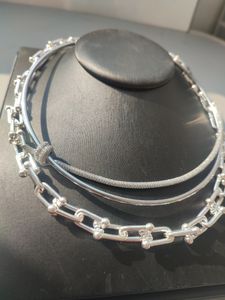 Herz-Silber-Gold-Kreuz-Anhänger-Set, Halsband-Halskette, Designer-Schmuck, Diamantkette, Kleeblätter, Schraube, Liebe, Valentinstag, Weihnachtsgeschenke für Freundin, Großhandelsset