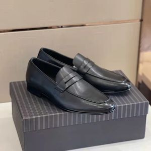 2023 Scarpe eleganti da uomo firmate Mocassini CAMOSCIO Vera pelle Slip On Scarpe eleganti da cerimonia per feste di nozze Scarpe da lavoro di marca famosa Taglia 38-45