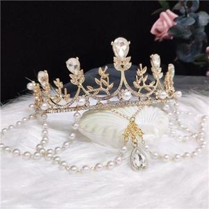 Клипы для волос Barrettes Lolita Crown Athestone Жемчужная кисточка головная лента свадебное орнамент