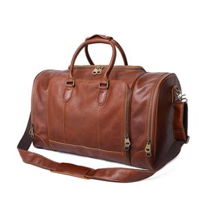 Duffel Bags Cow Couro de vaca Men de alta qualidade casual grande viagem Duffle Handbagduffel