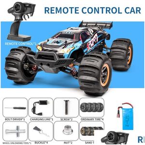 CAR ELETRIC/RC 110 Escala 2.4g RC Controle remoto de alta velocidade ve￭culo offroad 4WD 70 km/h de caminh￣o sem escova Toys infantil gif dhnox