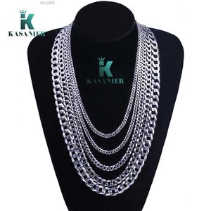 Factory Price Curb Cuban Mens Necklace Chain 925 Silver s for Men Woman Fashion Jewelry 4/6/8/10mm Feast and Party Costume