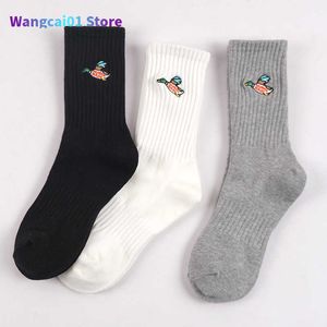 wangcai01 Herrensocken HUMAN Japan Street Fashion Crew Kurze Socken Sport Litt Flying Bird Duck Red Love What Heart MAKE Dickes Handtuch unten Männer Frauen 0217H23